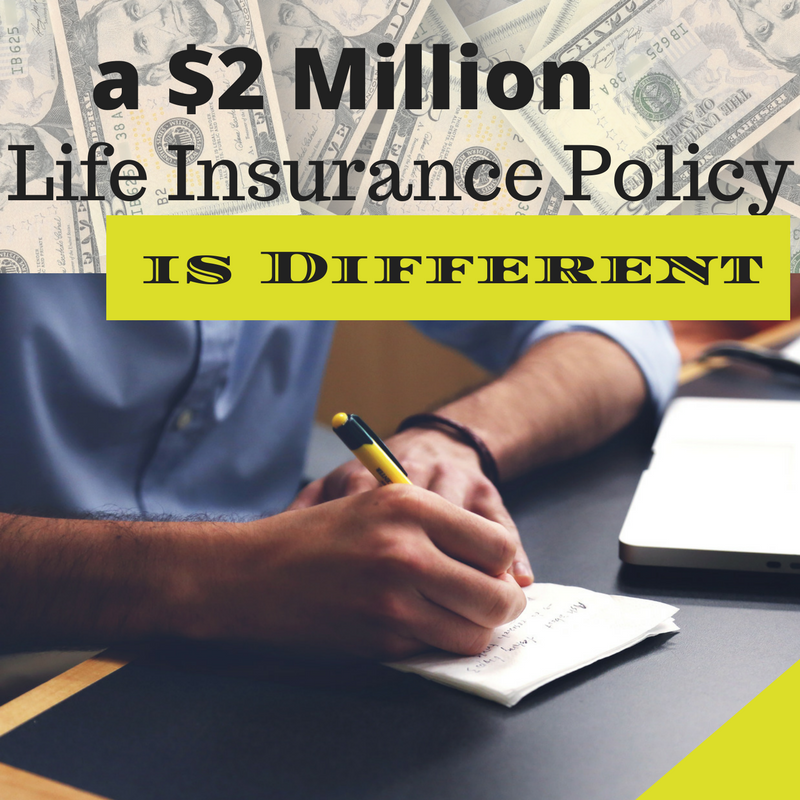 $2,000,000 life insurance