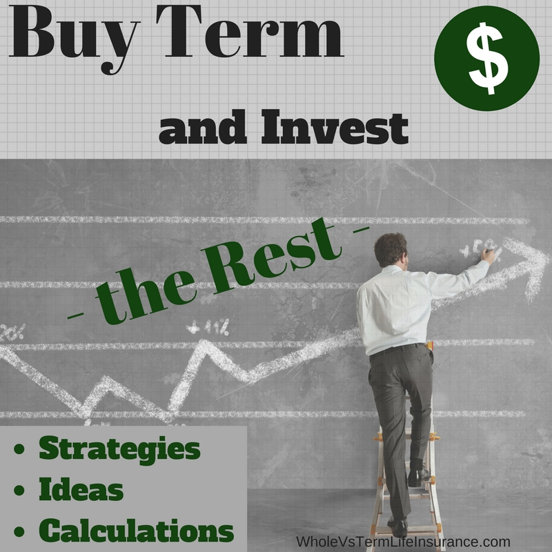 Buy Term and Invest the difference