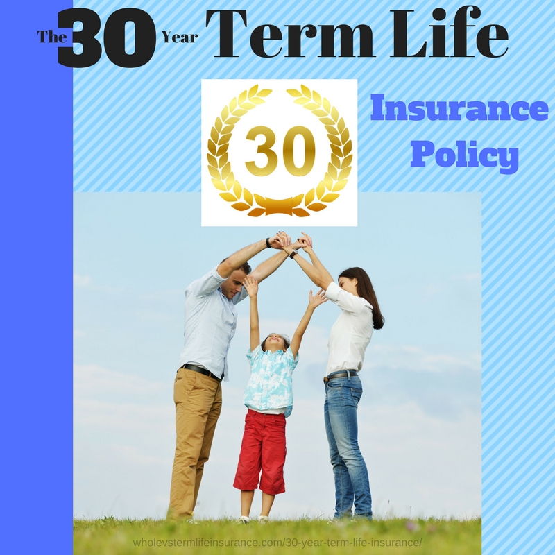 Thirty Year Term Life Insurance, Pricing, Ideas, Reasons, Etc