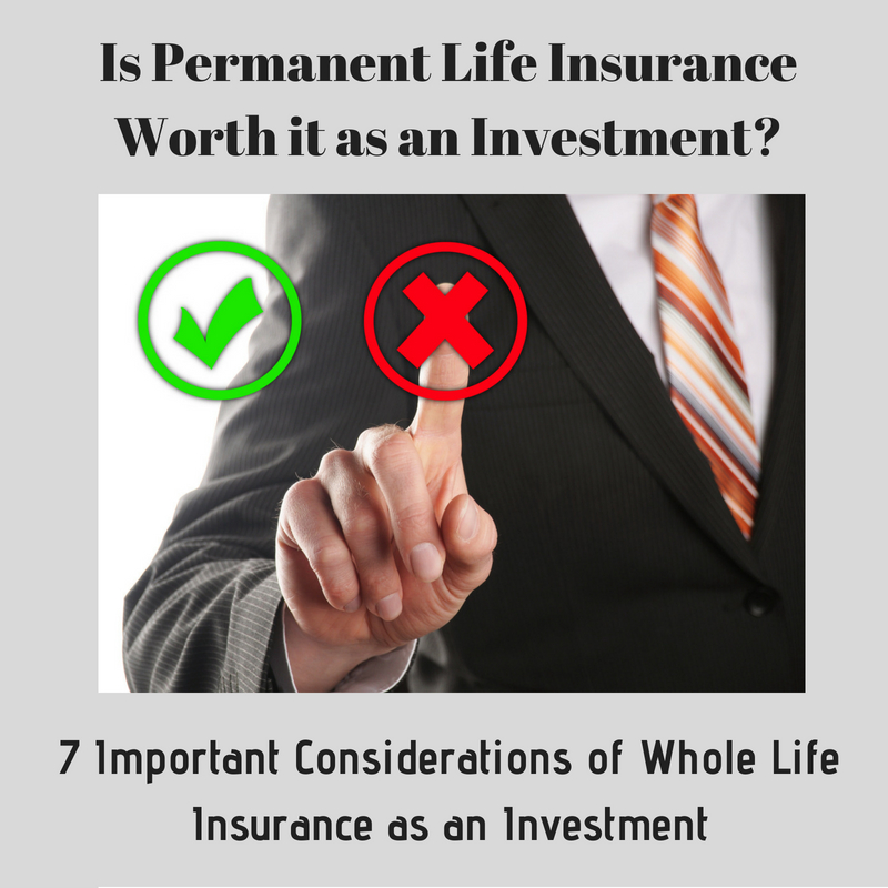 Is Whole Life Insurance worth it as an investment