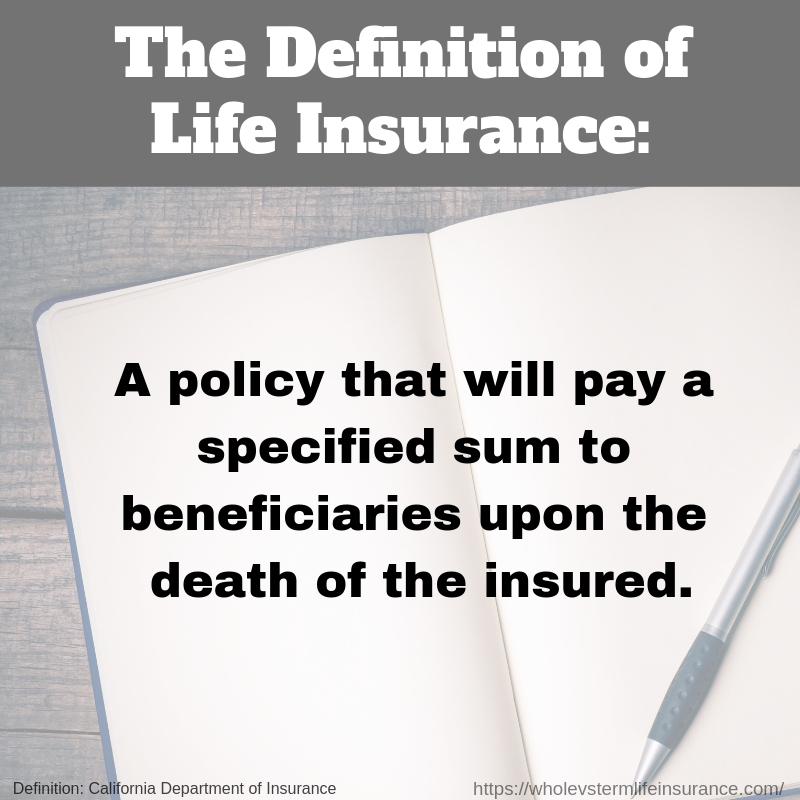 Life Insurance Def