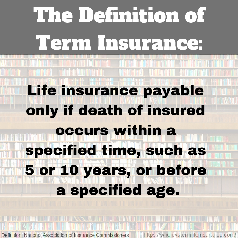 Term Insurance Def